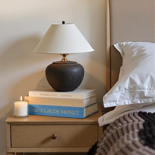 JARLINK Aesthetic Decorative Books, Set of 3 Linen Faux Book Boxes, Blue