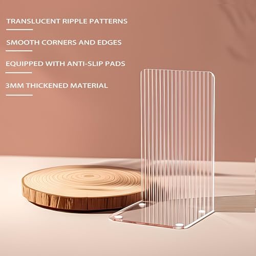 Book Ends / Clear / Set of 6