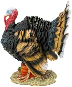 Design Toscano QM2373100 North American Turkey Statue,full color,Small