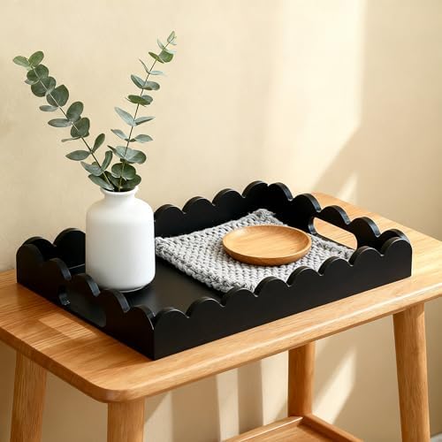 Decorative Tray / Serving Tray Decor / Black