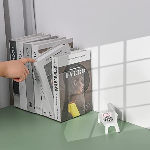 Acrylic Book Ends / Clear / Set of 6