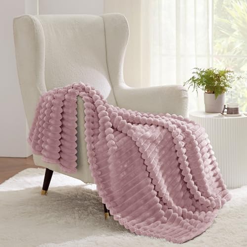 Bedsure Soft Twin XL Blanket for Bed Dorm Pink 66"x90"