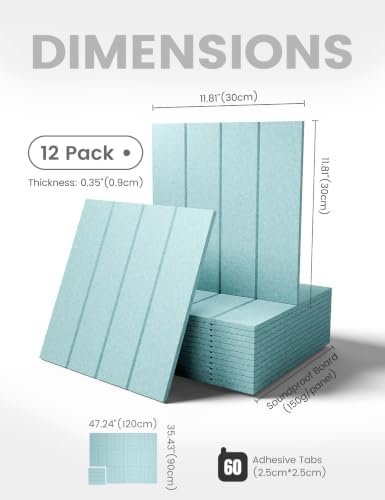 Fluxynara 48" x 36" Large Felt Bulletin Board, Aqua Blue
