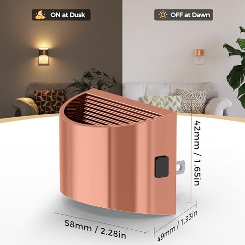 DORESshop Night Light, Night Lights Plug into Wall, Adjustable, 3000K