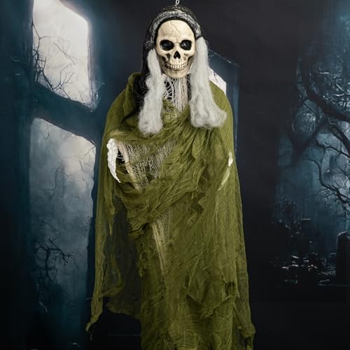 600'' x 36'' Large Halloween Creepy Cloth Decoration, Spooky Gauze Fabric
