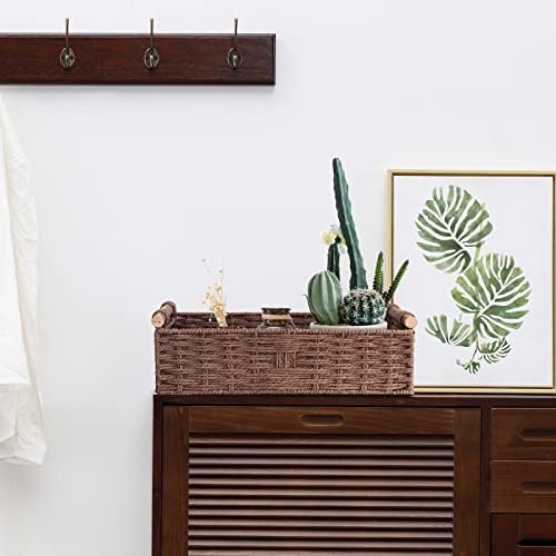 Basket for Toilet Paper Storage Baskets for Decor Organizing