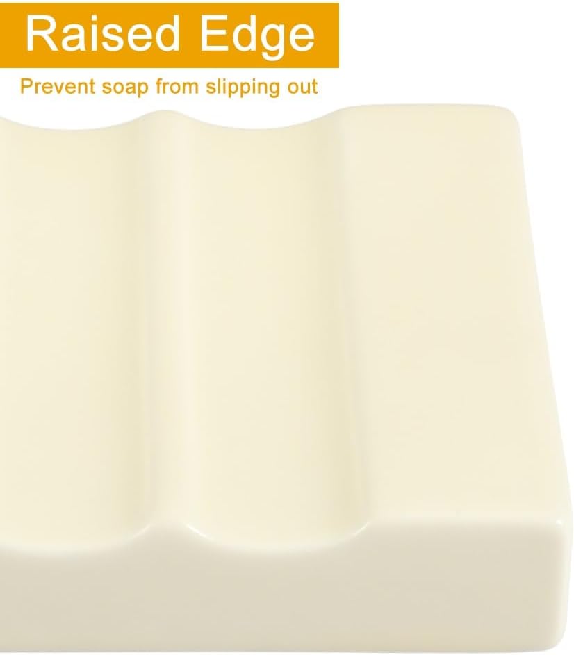 Small Bar Soap Holder / White