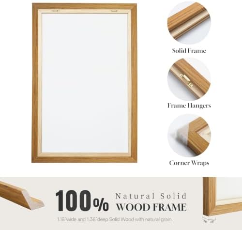Large 3D Textured Framed Boho Neutral Abstract Wall Art, 3 Piece 24x36 inch