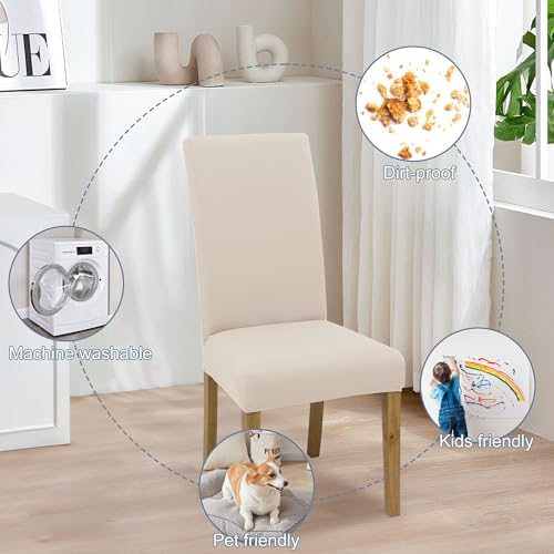 Dining Chair Covers, Stretch Seat Covers, Washable Furniture Protector