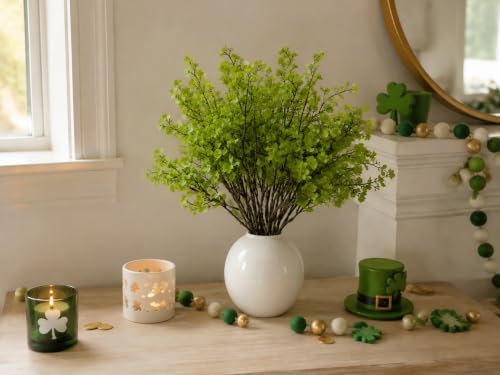 Mandy's 6 Bundles Artificial Green Baby’s Breath Flowers