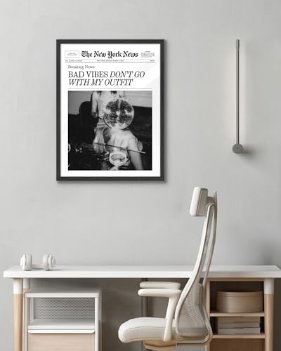 EcoHest 12x16 in Bad Vibes Don't Go With My Outfit Canvas Art
