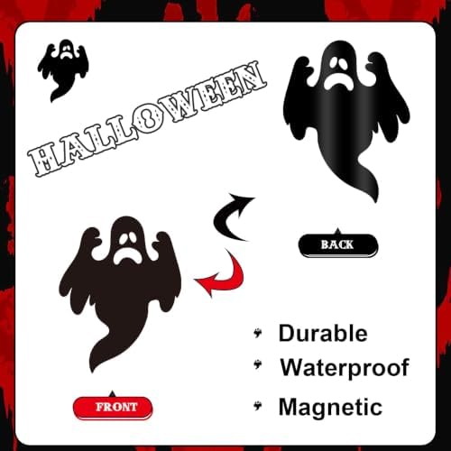 JarThenaAMCS 27Pcs Halloween Garage Decoration Magnet, Dancing Skeleton