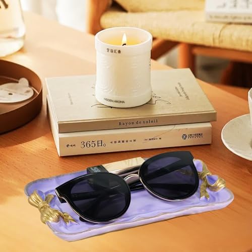 Warmtree Bow Jewelry Tray, Coquette Trinket Dish, Vanity Decor