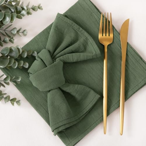 Cloth Napkins Fall Washable Reusable Linen Wedding Party Home Table Decor