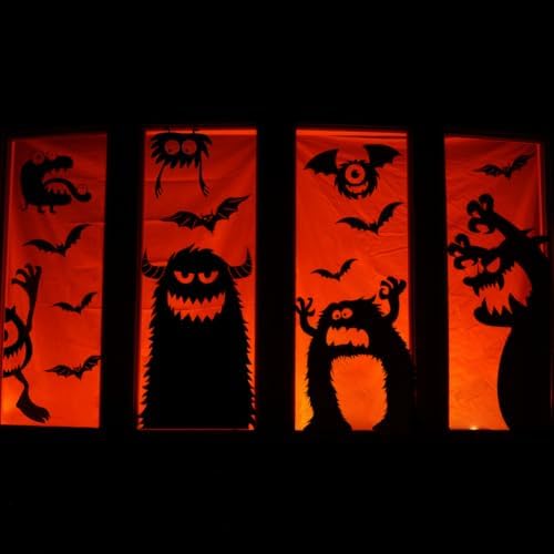 Halloween Window Clings for Glass Windows Halloween Window Decorations