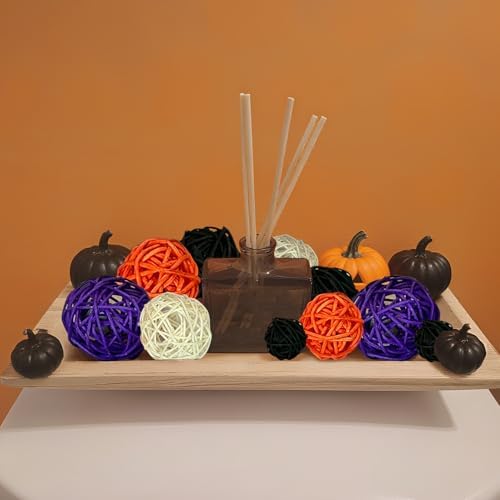 20 PCS Halloween Decorative Balls for Bowls, Black Purple White