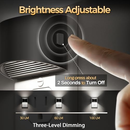 DORESshop Night Light, Night Lights Plug into Wall, Adjustable, 5000K