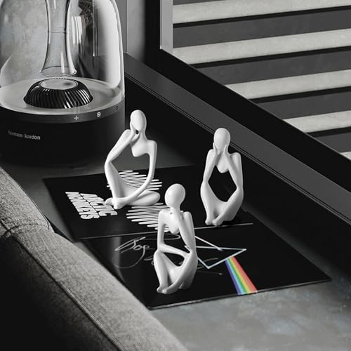 Resin Collectible Figurines / White / One Size / Set of 3