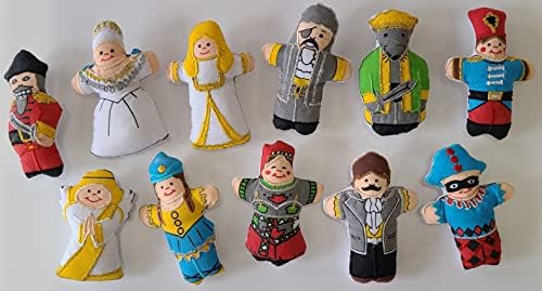Nutcracker Advent Calendar by Pockets of Learning | Interactive Christmas Holiday Décor | Embroidered Seasonal Soft Fabric Cloth Wall Hanging Countdown Decor