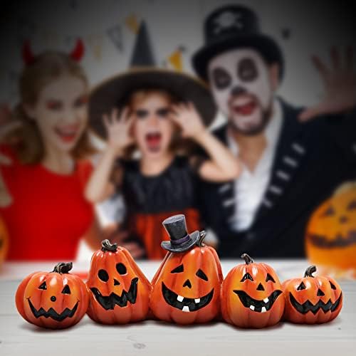 Hodao Halloween Pumpkin Decorations Indoor Jack O Lantern Tabletop Decor