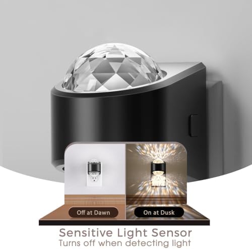 Briignite Night Light,Night Lights Plug into Wall,LED Projector Night Light