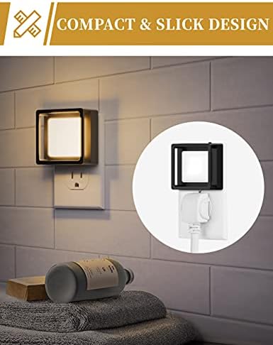 DORESshop LED Night Light,Night Lights Plug Into Wall [4 Pack],3000K