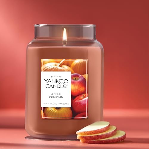 Yankee Candle Apple Pumpkin Scented Candle, 22oz Large Jar