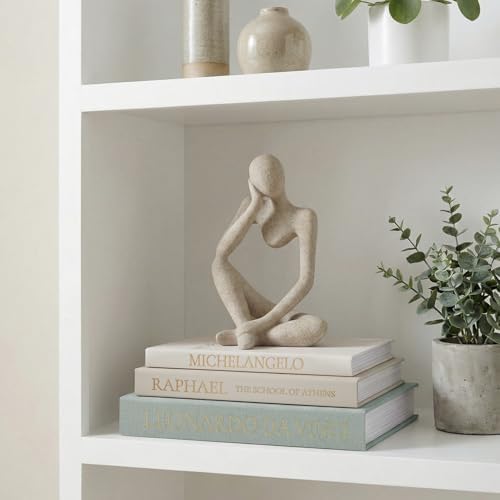 Linen Faux Book Box Set of 3, Decorative Books for Shelves, Fake Books for Decoration with Secret Compartment, Modern