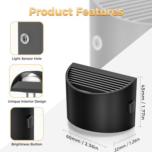 DORESshop Night Light, Night Lights Plug into Wall, Adjustable, 3CCT