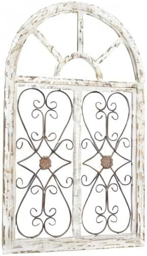 Metal Scrollwork Relief / 28.2"L x 1"W / Light Blue