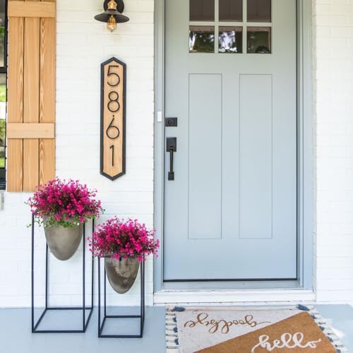 RECUTMS Boxwood Springs, Artificial Flowers Outdoor Fake UV Resistant Shubs