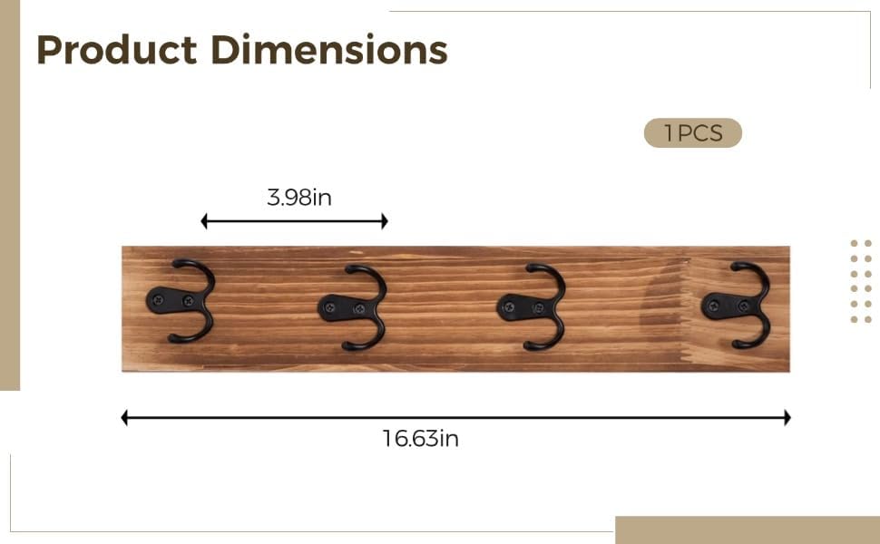 Solid Wood Organizer Shelf