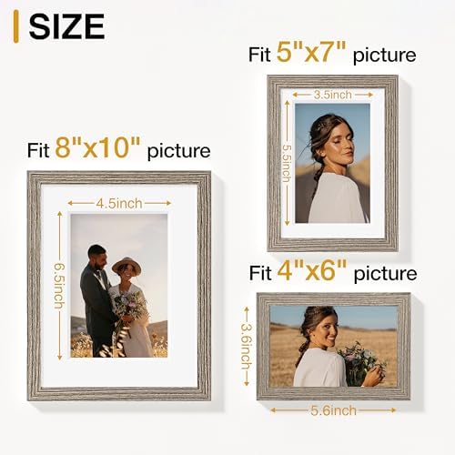 Vittanly 15 Pack Picture Frames Collage Wall Decor, Wall/Tabletop Display