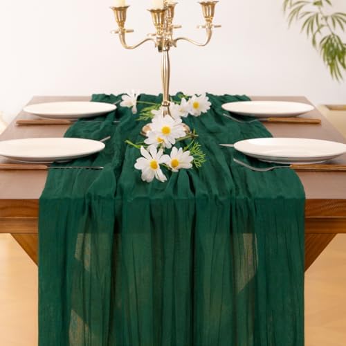 Cheesecloth Table Runner Fall Boho Wedding Birthday Party Home Decor