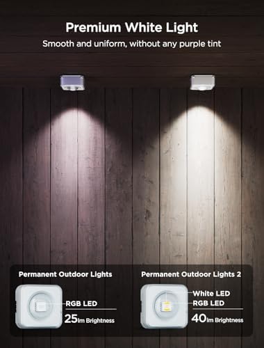 Govee Permanent Outdoor Lights 2, 150ft RGBIC Outdoor Lights with 100 Modes
