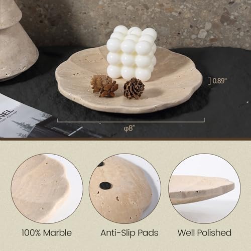 Stone Tray / Travertine Tray / Travertino / Natural / Set of 8