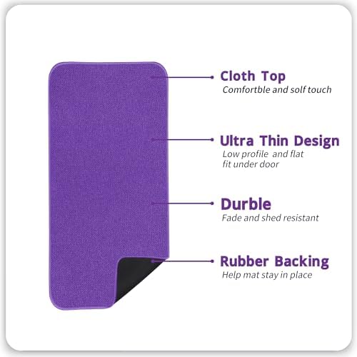 Bosap Bath Mat,Ultra Thin Bathroom Runner Rugs,Large Bath Mats for Bathroom,Quick Dry,Non-Slip,Machine Washable,Low