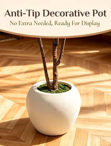 Olive Tree 7 ft with Large Pot: Tall Artificial Indoor Plants