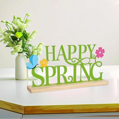 Metal Happy Valentine's Day Sign Decorations for Home Party Shelf Mantel