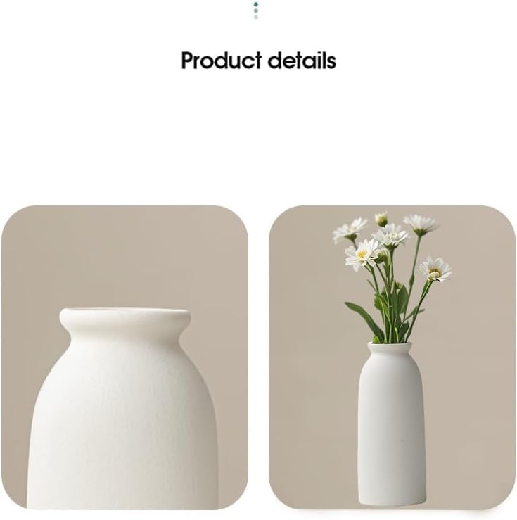 Ceramic Vase Set-3 / White