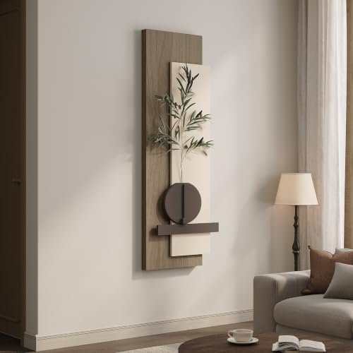 Cuspin Modern 3D Textured Long Narrow Vertical Wall Art