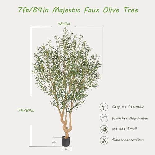Majestic Faux Olive Tree / 7ft