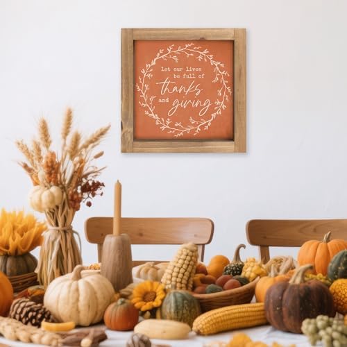 Thanksgiving Sign Fall Wall Table Mantel Shelf Home Decor