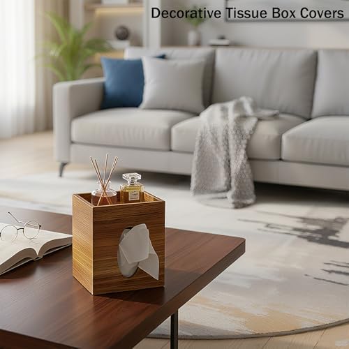 Acacia Wooden Tissue Box Cover / Acacia1