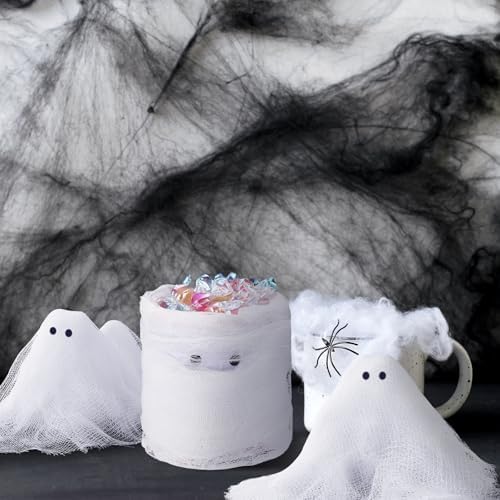 Hahafelt White Halloween Spooky Gauze Ghost Cheesecloth Decor