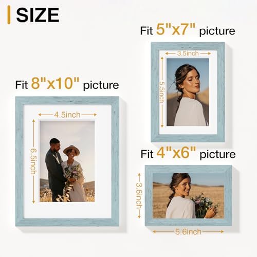 Vittanly 15 Pack Picture Frames Collage Wall Decor, Wall/Tabletop Display