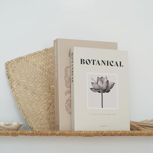 Decorative Books / Boxes Coffee Table / Almond-cream / Set of 2