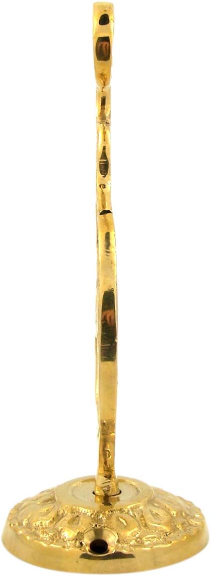 High Polished Brass Wall Hook / 5 Inch