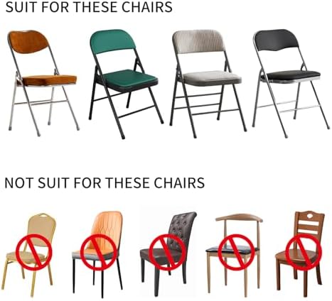 HAINARverS Stretch Spandex Folding Chair Covers 30PCS Ivory