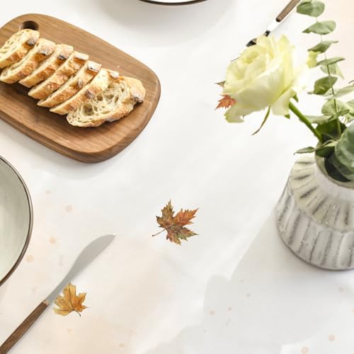 Horaldaily Thanksgiving Tablecloth 60×84 Inch Oval, Holiday Decor